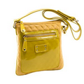 Parinda 11194 EMET (Mustard Tan) Quilted Faux Leather Crossbody Bag